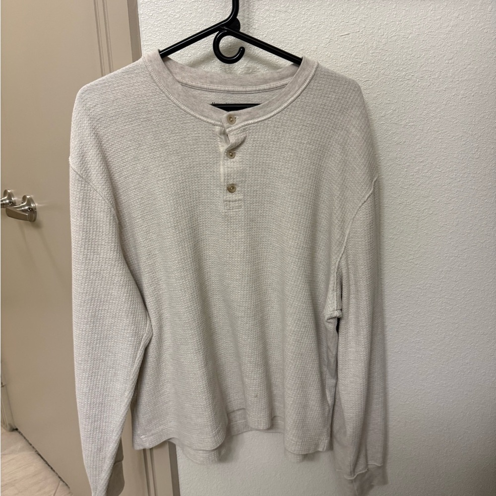 Abercrombie & Fitch Cream Cropped Top